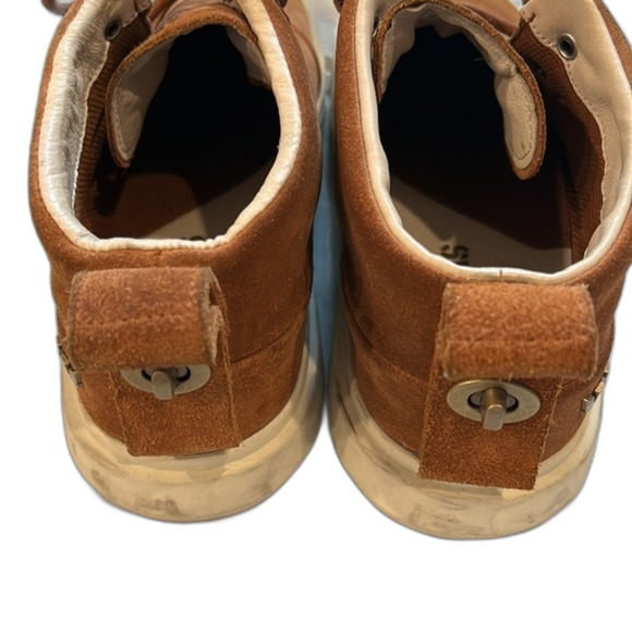 Supra Charles Suede Sneakers Brown/Bone Men SZ US 9.5 UK 8.5 - Picture 4 of 10